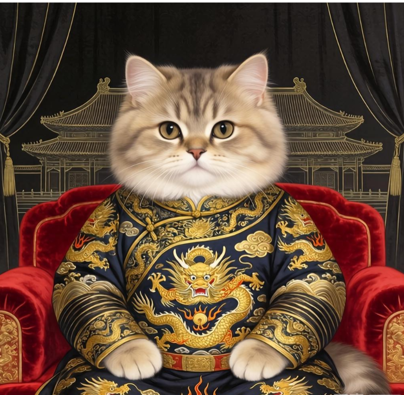 Dein Haustier als königliches Porträt