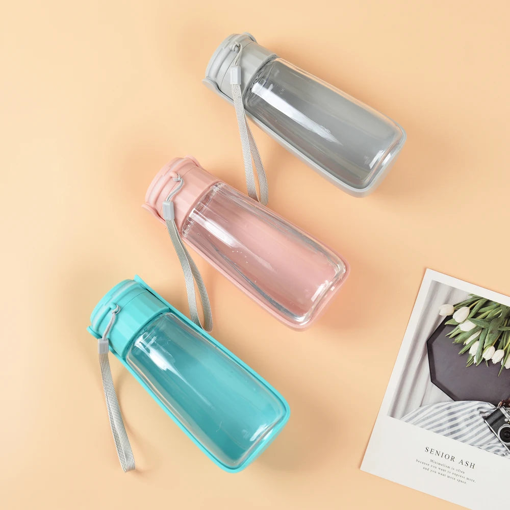 Tragbare Hunde-Trinkflasche auslaufsicher – 500 ml für unterwegs